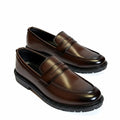 Mate Brown High Sole Classical Loafer | Limited Edition